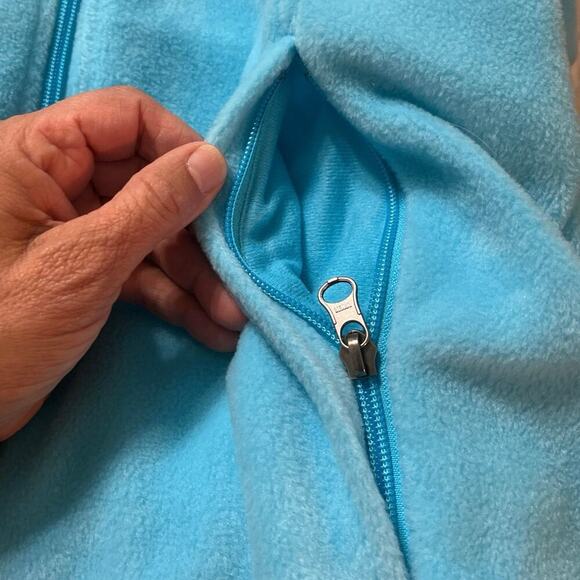 Columbia Fleece Full Zipper Vest Benton Springs Soft Medium Zip Hand Pockets - Picture 6 of 6